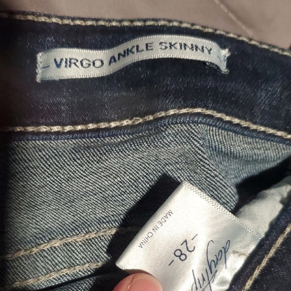 Virgo Cropped Jeans - Deep Indigo
